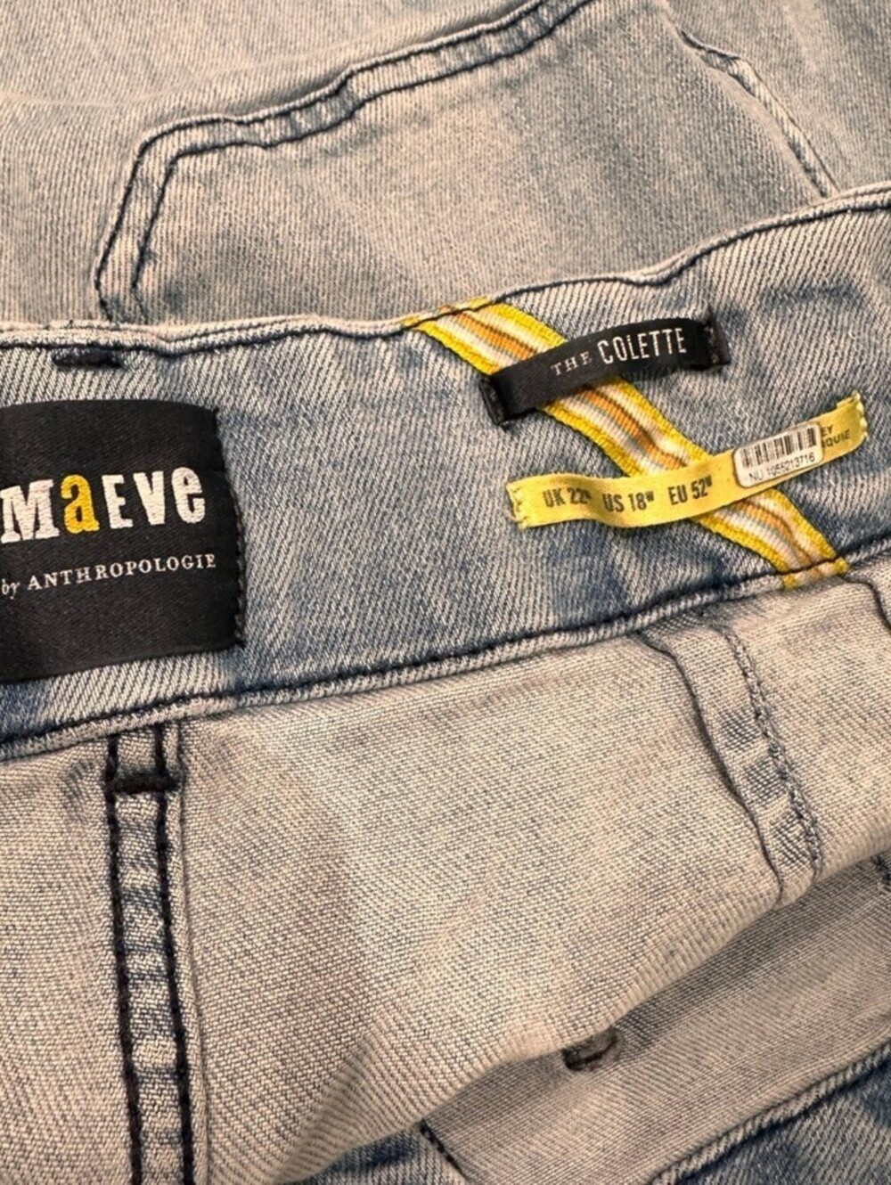 Maeve The Colette Crop Wide-Leg Pants Jean Size 18W - Picture 6 of 9
